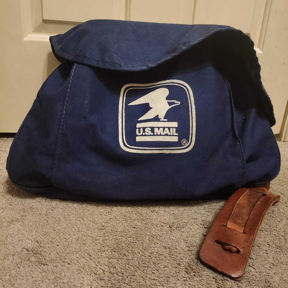 Vintage 1990s USPS Mail Carrier Satchel Bag